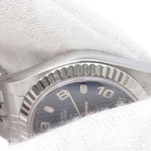 将图像加载到图库查看器中,ROLEX Datejust W26mm Stainless Steel K18WG Blue Dial79174