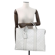 将图像加载到图库查看器中,LOUIS VUITTON Weekend Tote NM BlancM30919 Monogram Taiga Leather