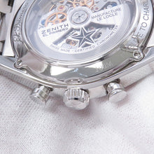 将图像加载到图库查看器中,ZENITH Chronomaster El Primero Open W42mm Stainless Steel Blue Dial03.20416.4061/51.M2040