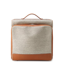 将图像加载到图库查看器中,HERMES Caleche Express Cabin Ecru/Fauve Toile Barenia Leather