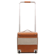 将图像加载到图库查看器中,HERMES Caleche Express Cabin Ecru/Fauve Toile Barenia Leather