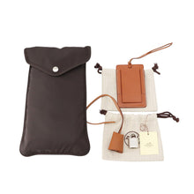 将图像加载到图库查看器中,HERMES Caleche Express Cabin Ecru/Fauve Toile Barenia Leather