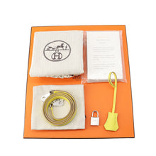 将图像加载到图库查看器中,HERMES Kelly Retourne Lime Swift Leather Size 25