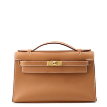 将图像加载到图库查看器中,HERMES PochetteKelly Gold Swift Leather