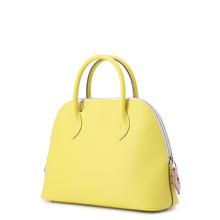 Load image into Gallery viewer, HERMES Bolide 1923 Lime/Mauve Sylvestre/Nata Epsom Size 25
