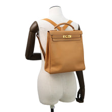 Load image into Gallery viewer, HERMES Kelly Ad Natural Courchevel Size GM
