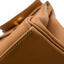 Load image into Gallery viewer, HERMES Kelly Ad Natural Courchevel Size GM
