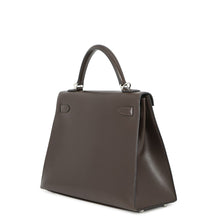 Load image into Gallery viewer, HERMES Kelly Sellier Chocolat Box Calf Leather Size 32