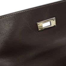 Load image into Gallery viewer, HERMES Kelly Sellier Chocolat Box Calf Leather Size 32