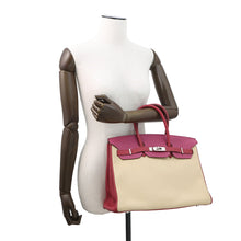 Load image into Gallery viewer, HERMES Birkin Parchement/Cyclamen/Tosca Togo Leather Size 35
