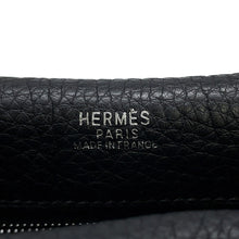 Load image into Gallery viewer, HERMES Tibetan Shoulder Bag Black Taurillon Clemence Size PM
