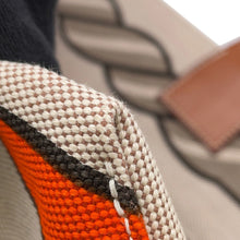 将图像加载到图库查看器中,HERMES Steeple Tote Bag Beige/Fauve Toile H Barenia Leather Size 31
