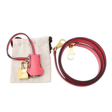 将图像加载到图库查看器中,HERMES Kelly Sellier Rose Azalee/Black Epsom Size 28