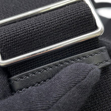 Load image into Gallery viewer, HERMES All bags Backpack Ecru/Black Toile Bivouac Swift Leather