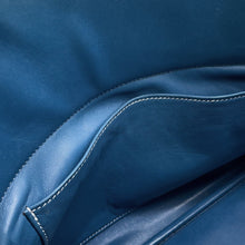将图像加载到图库查看器中,HERMES Bolide Blue Thalassa Taurillon Clemence Size 35