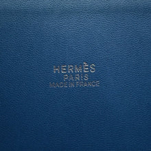 将图像加载到图库查看器中,HERMES Bolide Blue Thalassa Taurillon Clemence Size 35