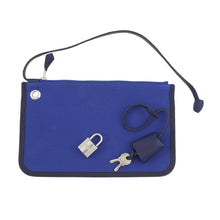 Load image into Gallery viewer, HERMES Herbag zip Blue Electric/Blue Saphir Toile H Vache Hunter Leather Size PM