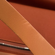 将图像加载到图库查看器中,HERMES Herbag zip Orange/Natural Toile H Vache Hunter Leather Size PM