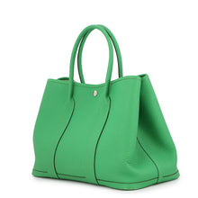 将图像加载到图库查看器中,HERMES Garden Party Steeple Bamboo Negonda Leather Size PM