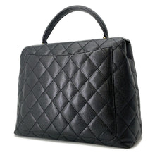 Load image into Gallery viewer, CHANEL Matelasse Top Handle Bag BlackA12397 Caviar Leather