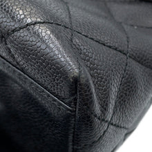 Load image into Gallery viewer, CHANEL Matelasse Top Handle Bag BlackA12397 Caviar Leather