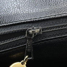 Load image into Gallery viewer, CHANEL Matelasse Top Handle Bag BlackA12397 Caviar Leather