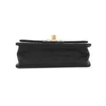 将图像加载到图库查看器中,CHANEL Pearl Chain Shoulder Bag BlackAS0584 Lambskin