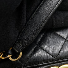 将图像加载到图库查看器中,CHANEL Pearl Chain Shoulder Bag BlackAS0584 Lambskin