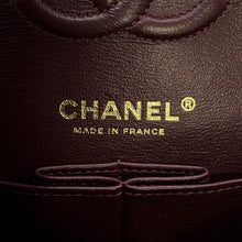 Load image into Gallery viewer, CHANEL Matelasse Double Flap Chain Shoulder Bag BlackA01113 Caviar Leather Size 23