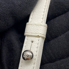 将图像加载到图库查看器中,CHANEL Boy Chanel Chain Shoulder Bag WhiteAS3350 Caviar Leather
