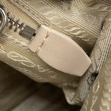 将图像加载到图库查看器中,PRADA Hobo Bag Shoulder Bag Beige1BC151 pile
