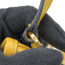 将图像加载到图库查看器中,PRADA Duet 2way Bag Yellow1BH038 Calf Leather Saffiano LeatherLeather