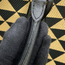 Load image into Gallery viewer, PRADA Symbol EmbroideryFabric Travel Bag Beige/Black2VC034 Canvas Saffiano LeatherLeather