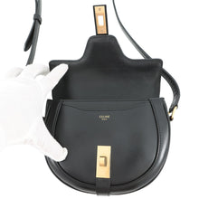 Load image into Gallery viewer, CELINE Busas 16 Seize Shoulder Bag Black188013 Leather Size Small
