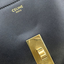 Load image into Gallery viewer, CELINE Busas 16 Seize Shoulder Bag Black188013 Leather Size Small