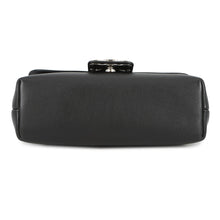 将图像加载到图库查看器中,CELINE Victoire Chain Shoulder Bag Black115853 Calf Leather Size Medium