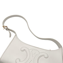 将图像加载到图库查看器中,CELINE Cuir Triomphe Shoulder Bag White198153 Leather
