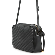 将图像加载到图库查看器中,SAINT LAURENT PARIS Roux camera bag Black612544 Leather