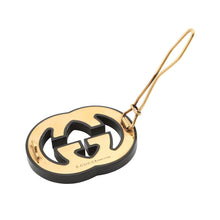 Load image into Gallery viewer, GUCCI logo hair clip Black627917 Plastic Rhinestone