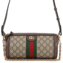将图像加载到图库查看器中,GUCCI GG Supreme Ophidia Small Shoulder Bag Brown/Beige795194 Leather PVC Size Small