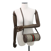 Load image into Gallery viewer, GUCCI GG Supreme Ophidia Small Shoulder Bag Brown/Beige795194 Leather PVC Size Small