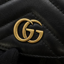 将图像加载到图库查看器中,GUCCI GG Marmont Backpack Black528129 Leather