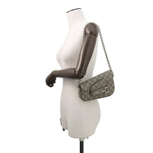 Load image into Gallery viewer, GUCCI Horsebit 1955 GG Supreme Shoulder Bag Beige/Brown774209 PVC Leather Size Mini
