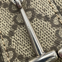 Load image into Gallery viewer, GUCCI Horsebit 1955 GG Supreme Shoulder Bag Beige/Brown774209 PVC Leather Size Mini