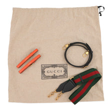 将图像加载到图库查看器中,GUCCI Diana Tote Bag Black/Beige678842 Leather Size Large