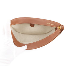 Load image into Gallery viewer, LOEWE Luna Anagram One Shoulder Bag TanA923PM1X02 Jacquard Leather Size Small