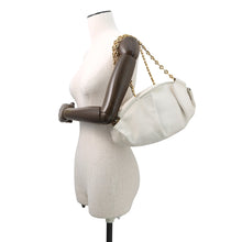 Load image into Gallery viewer, LOEWE Paseo ChainShoulder Bag White Leather Size Small
