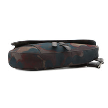 将图像加载到图库查看器中,Dior Peter Doyck collaboration camouflage saddlebag Brown Canvas Leather