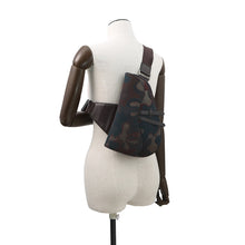 将图像加载到图库查看器中,Dior Peter Doyck collaboration camouflage saddlebag Brown Canvas Leather