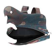 将图像加载到图库查看器中,Dior Peter Doyck collaboration camouflage saddlebag Brown Canvas Leather